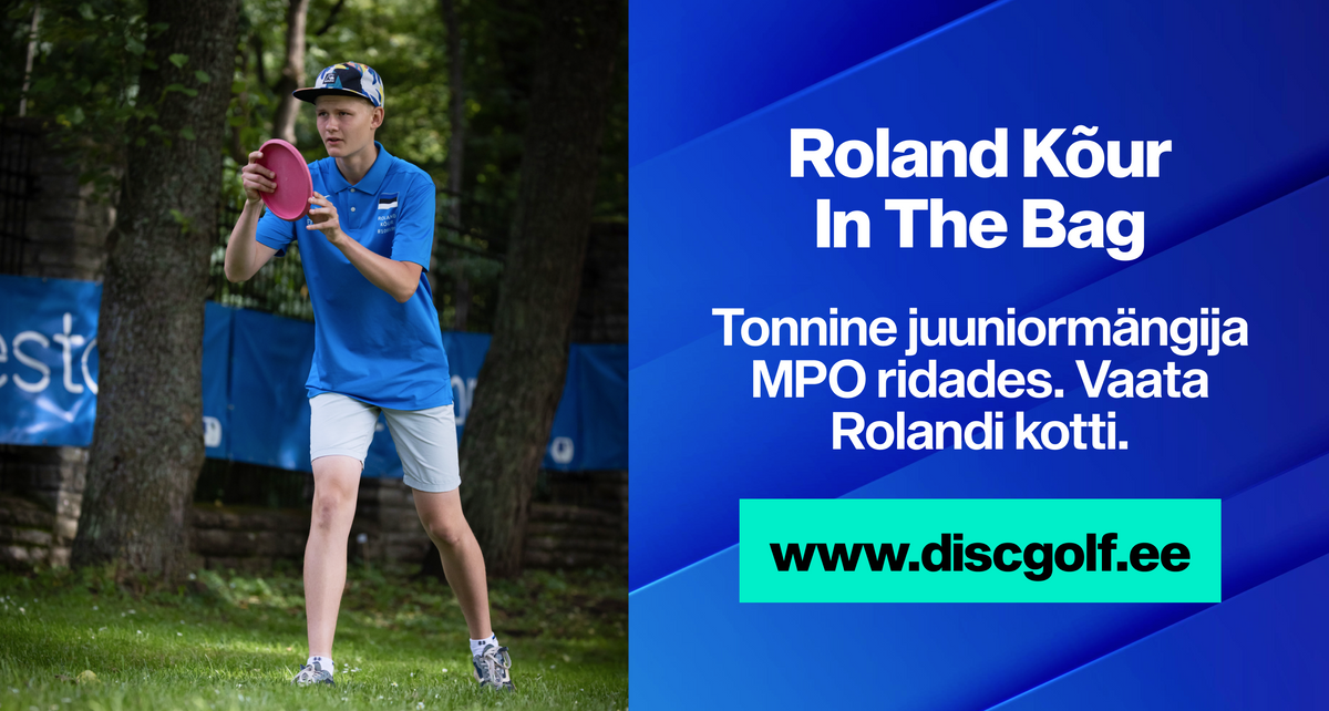 Roland Kõur In The Bag Discgolf.ee