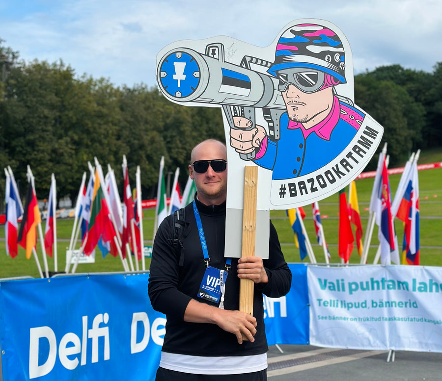 Discgolfimaailm Tõnis Soppe ja Disc Golf Fanaticuga