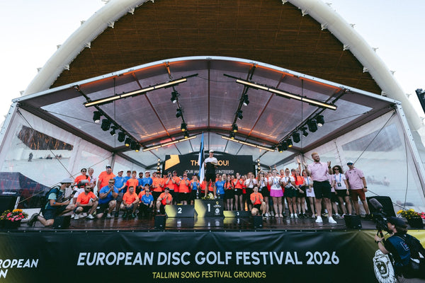 European Disc Golf Festival 2026 autasustamine Tallinna Lauluväljakul